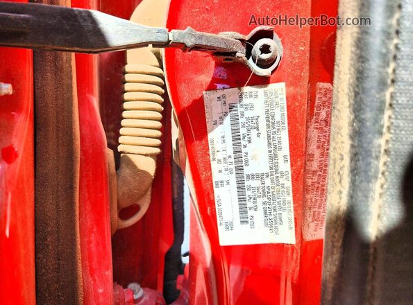 1FADP3F27HL259821 2017 FORD FOCUS Red Вид підкапотного простору