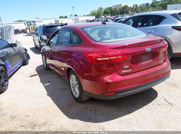 1FADP3F27HL263304 2017 FORD FOCUS Red Հետևի ձախ