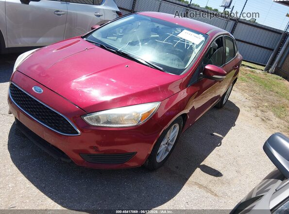 1FADP3F27HL263304 2017 FORD FOCUS Red Առջևի ձախ երեք քառորդ տեսարան