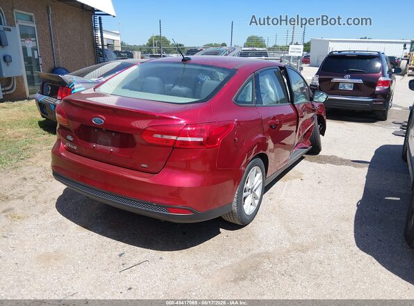 1FADP3F27HL263304 2017 FORD FOCUS Red Հետևի աջ