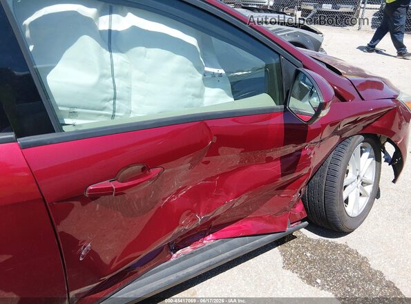1FADP3F27HL263304 2017 FORD FOCUS Red Դիմացի տեսք