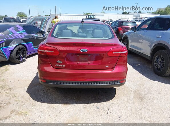 1FADP3F27HL263304 2017 FORD FOCUS Red 