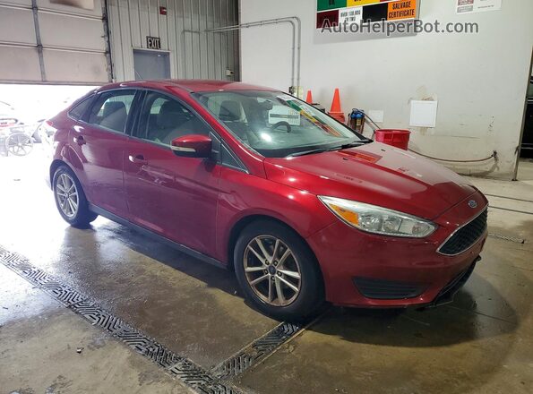 1FADP3F27HL281141 2017 FORD FOCUS Red Przód prawy