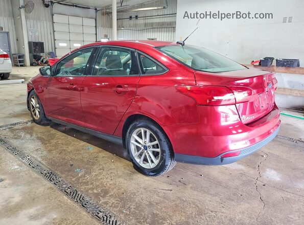 1FADP3F27HL281141 2017 FORD FOCUS Red Tył lewy