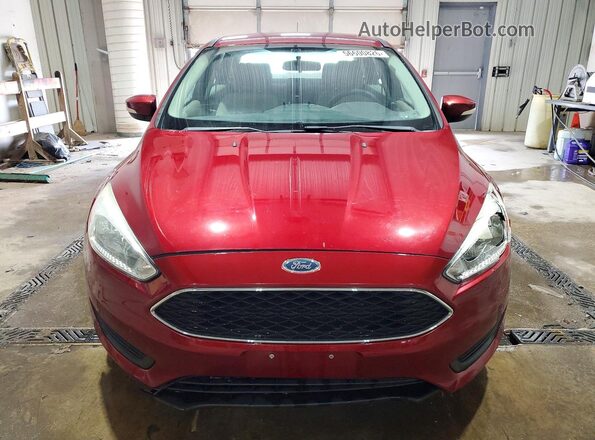 1FADP3F27HL281141 2017 FORD FOCUS Red Widok z przodu