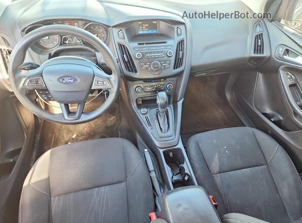 1FADP3F27HL282161 2017 FORD FOCUS Gray Dashboard view