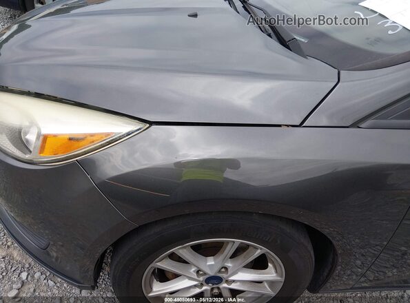 1FADP3F27HL312002 2017 FORD FOCUS Gray Widok z przodu