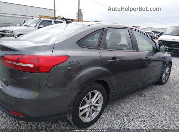 1FADP3F27HL312002 2017 FORD FOCUS Gray Tył prawy