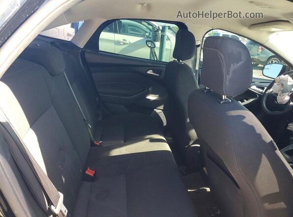 1FADP3F27JL223715 2018 FORD FOCUS Black Вид задніх сидінь