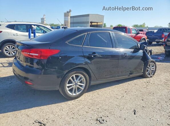 1FADP3F27JL223715 2018 FORD FOCUS Black Задня права чверть