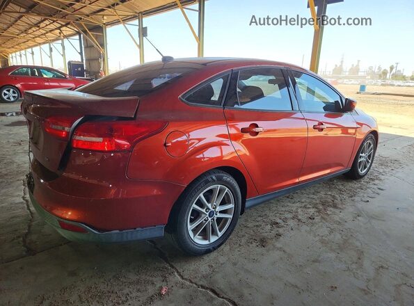 1FADP3F27JL270842 2018 FORD FOCUS Maroon Tył prawy