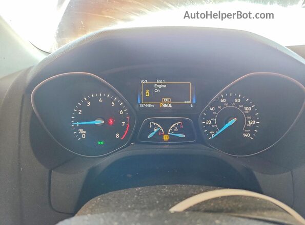 1FADP3F27JL270842 2018 FORD FOCUS Maroon Widok zestawu wskaźników
