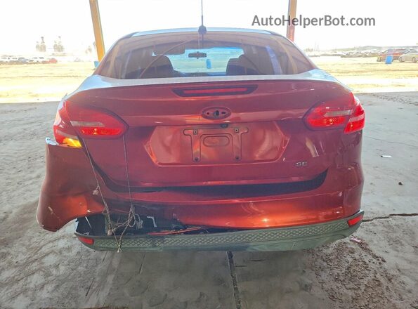 1FADP3F27JL270842 2018 FORD FOCUS Maroon Widok z tyłu