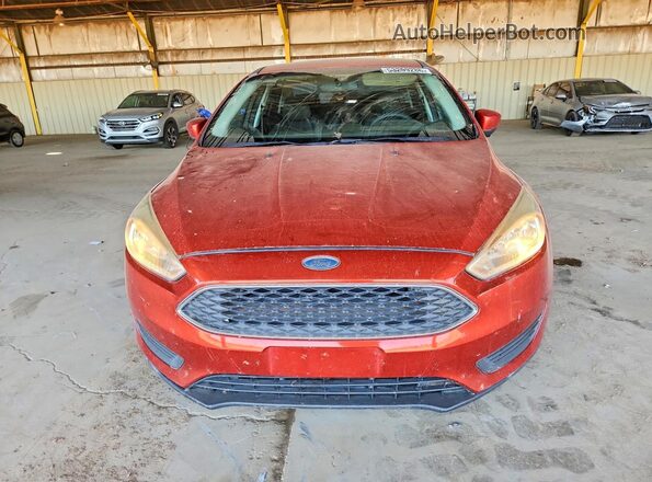 1FADP3F27JL270842 2018 FORD FOCUS Maroon Widok z przodu
