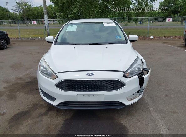 1FADP3F27JL272249 2018 FORD FOCUS White Սարքավորումների վահանակի տեսք