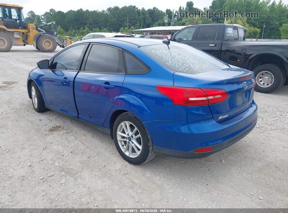 1FADP3F27JL304973 2018 FORD FOCUS Blue Trasero izquierdo