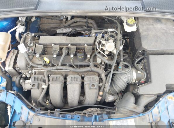 1FADP3F27JL304973 2018 FORD FOCUS Blue Vista trasera