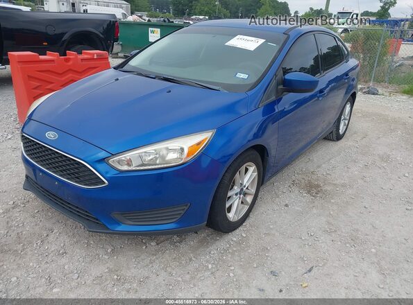 1FADP3F27JL304973 2018 FORD FOCUS Blue Vista frontal