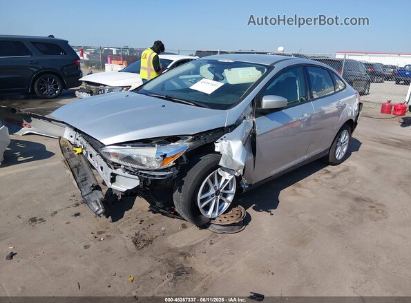 1FADP3F27JL330540 2018 FORD FOCUS Silver Front left