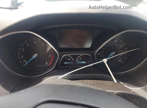 1FADP3F28GL202414 2016 FORD FOCUS Blue Instrument cluster view