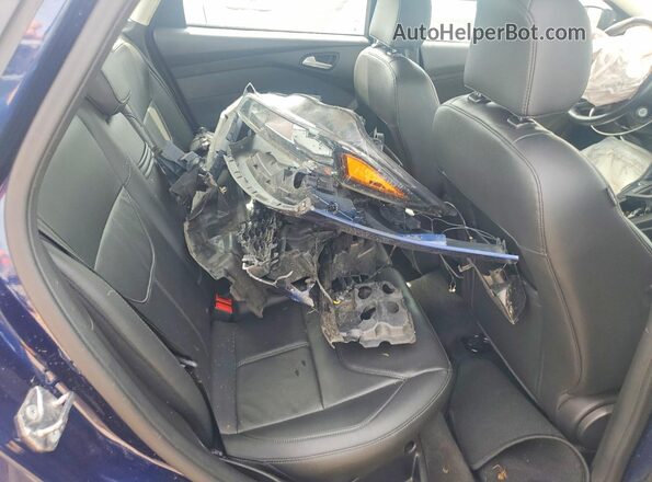 1FADP3F28GL202414 2016 FORD FOCUS Blue Rear seats view