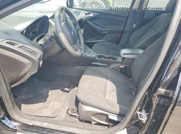 1FADP3F28GL202980 2016 FORD FOCUS Black წინა სალონის ხედი