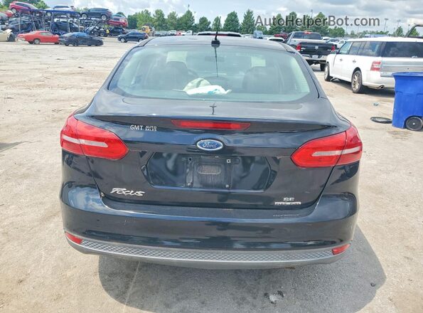 1FADP3F28GL202980 2016 FORD FOCUS Black უკანა ხედი