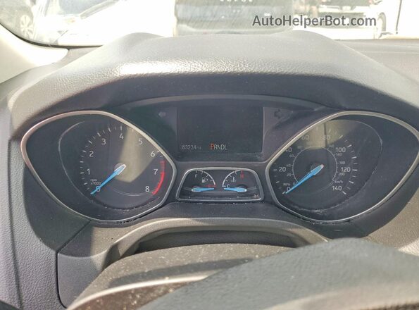 1FADP3F28GL202980 2016 FORD FOCUS Black ხელსაწყოთა პანელის ხედი
