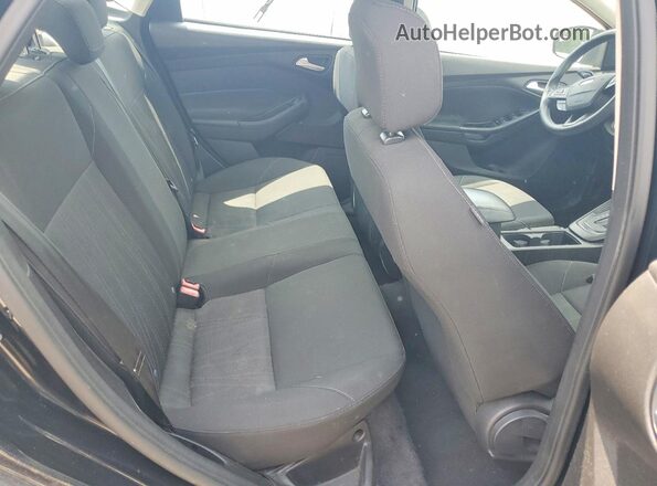 1FADP3F28GL202980 2016 FORD FOCUS Black უკანა სავარძლების ხედი
