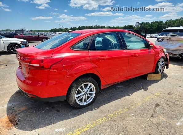 1FADP3F28GL279803 2016 FORD FOCUS Red Задня права чверть