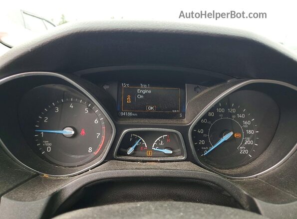 1FADP3F28GL295483 2016 FORD FOCUS Red 