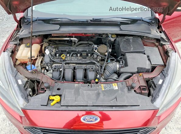 1FADP3F28GL295483 2016 FORD FOCUS Red 
