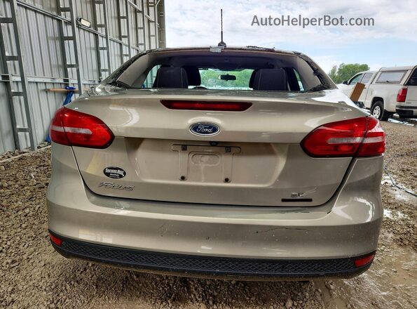 1FADP3F28GL341071 2016 FORD FOCUS Cream Вид ззаду