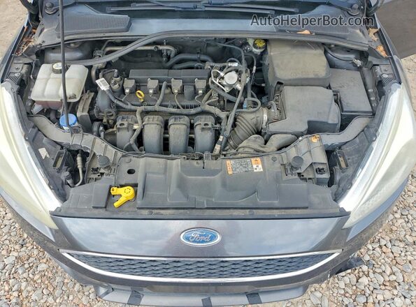 1FADP3F28GL393560 2016 FORD FOCUS Gray Вид задньої частини салону