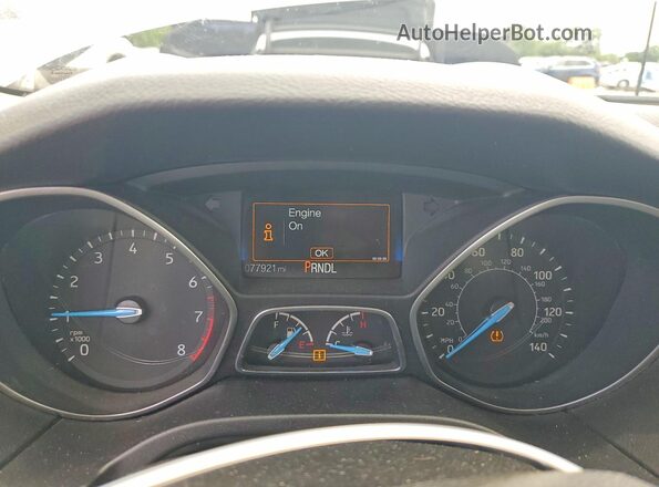 1FADP3F28GL398211 2016 FORD FOCUS Silver Instrument cluster view