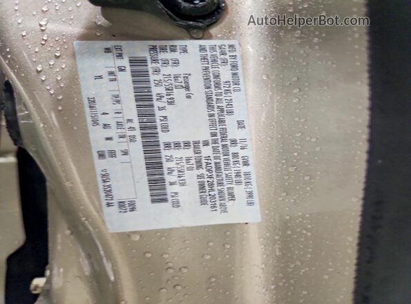 1FADP3F28HL203161 2017 FORD FOCUS Желто-коричневый Вид подкапотного пространства