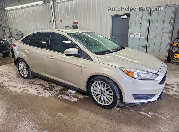 1FADP3F28HL203161 2017 FORD FOCUS Желто-коричневый Передняя правая четверть