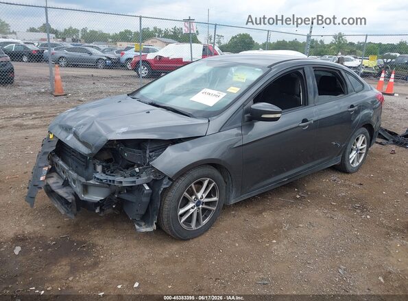 1FADP3F28HL205833 2017 FORD FOCUS Gray წინა მარცხენა ხედი სამი მეოთხედიდან