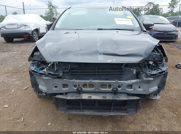1FADP3F28HL205833 2017 FORD FOCUS Gray წინა ხედი