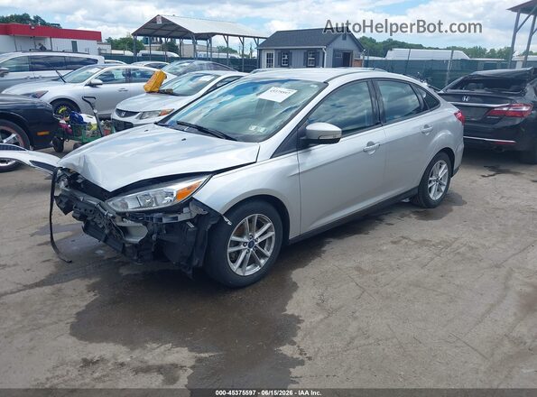 1FADP3F28HL251047 2017 FORD FOCUS Silver Առջևի ձախ երեք քառորդ տեսարան