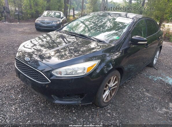 1FADP3F28HL266549 2017 FORD FOCUS Black Przód lewy