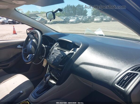 1FADP3F28HL311148 2017 FORD FOCUS Black წინა სალონის ხედი