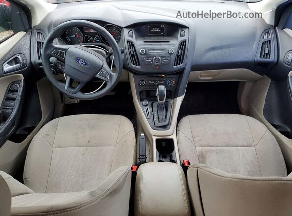 1FADP3F28HL318181 2017 FORD FOCUS Black Вид панелі приладів