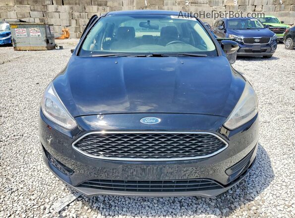 1FADP3F28HL318181 2017 FORD FOCUS Black Вид спереду