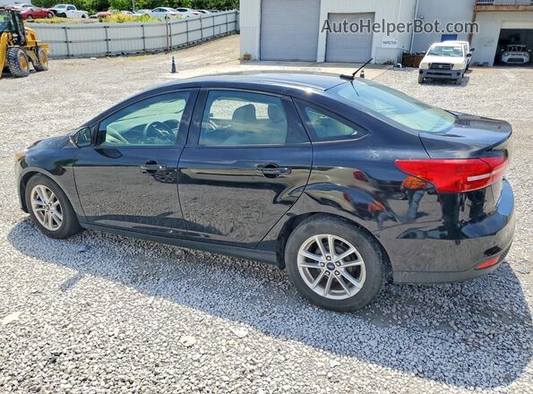 1FADP3F28HL318181 2017 FORD FOCUS Black Задня ліва чверть