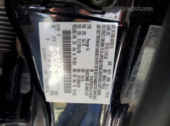 1FADP3F28HL318181 2017 FORD FOCUS Black Вид підкапотного простору