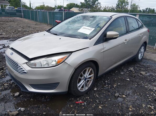 1FADP3F28HL339645 2017 FORD FOCUS Gold Передня ліва чверть