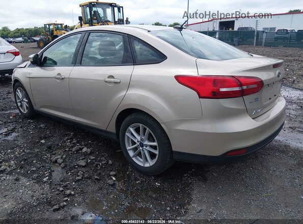 1FADP3F28HL339645 2017 FORD FOCUS Gold Задня ліва чверть