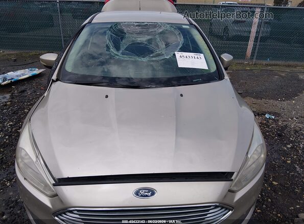 1FADP3F28HL339645 2017 FORD FOCUS Gold Вид спереду