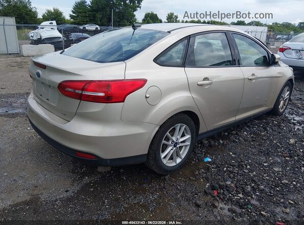 1FADP3F28HL339645 2017 FORD FOCUS Gold Задня права чверть